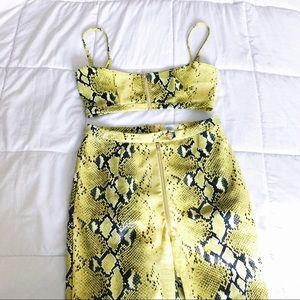 python print two piece pants and crop top